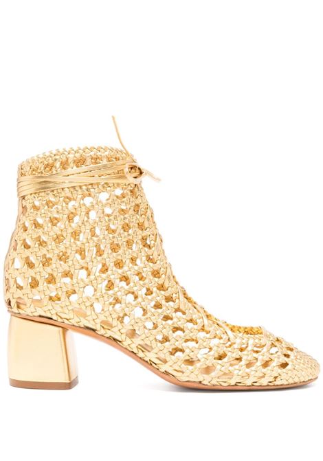 Gold 55mm woven ankle boots Forte Forte - women